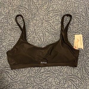 NWT Black bikini top women’s size XL